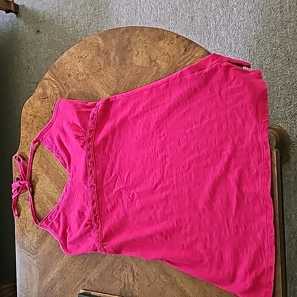 GAP halter top hot pink